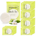 100 Pack Mini Round Disposable Travel Soap Bars - 0.5oz Individually Wrapped