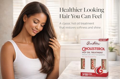 Cholesterol Hot Oil Treatment for Dry Damaged Hair - 0.98 Fl Oz Pack of 12