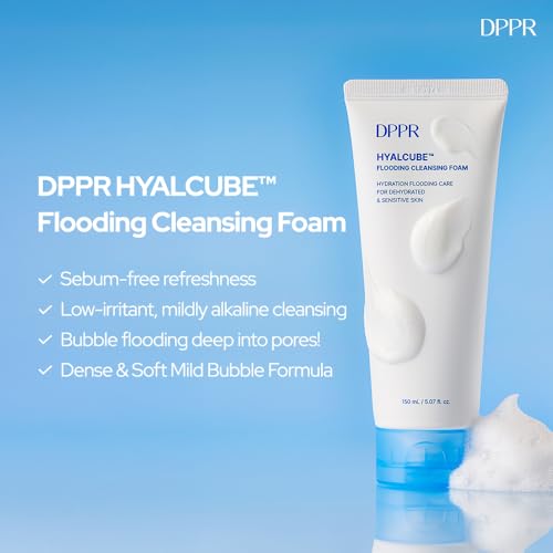 Hydrating Facial Cleanser with Hyaluronic Acid for Dry Skin - Pore Care & Glass Skin