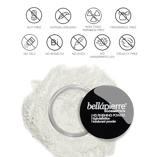 Translucent HD Finishing Powder for Makeup Setting - Mattifying, Silky, Oil-Absorbing, Lightweight, Non-Toxic
