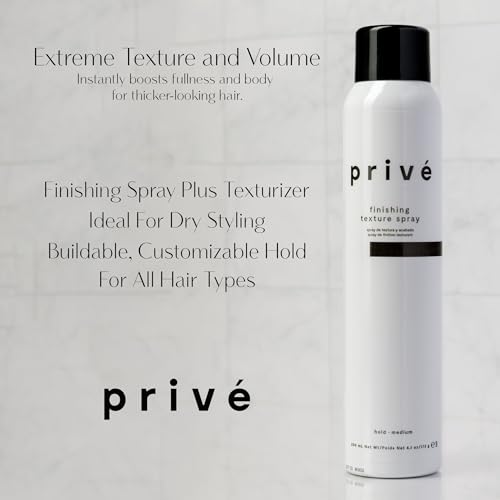 Privé Finishing Texture Spray 6.1 oz Lightweight, Volumizing Hair Spray with Flexible Formula - Variation of THIS listing