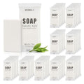 100 Pack Bulk Wrapped Hotel Bar Soap, 0.5 oz (15g), White Tea Scent ? Mini Guest Soaps for Hotels, Airbnb, Vacation Rentals, Travel Toiletries, Individually Wrapped
