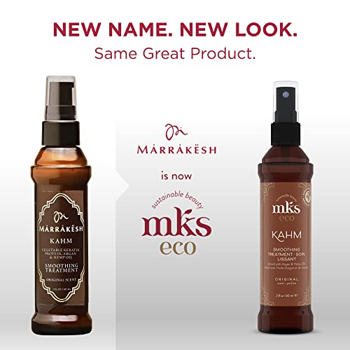 Earthly Body MKS Eco Kahm Smoothing Hair Treatment 2 Fl Oz Original Scent - Vegan & Cruelty-Free Conditioner
