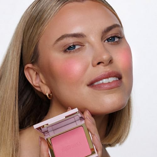 Queen Musia Plaisir Nostalgique Hybrid Blush - Lightweight Powder-Cream, Buildable, Longwear, MIDCENTURY PINK