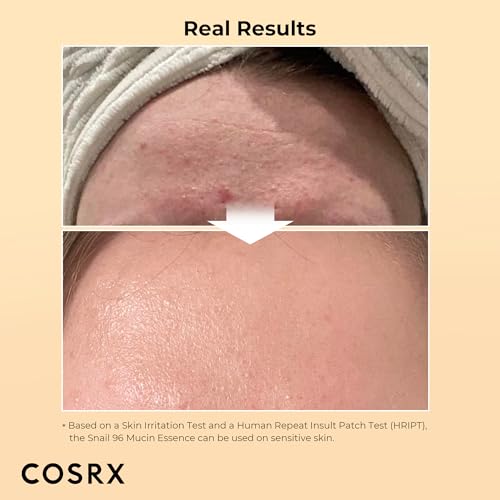 COSRX Snail 96 Essence + Hydrogel Mask 3EA- Advanced Snail 96 Mucin Serum and Glass Glow Hydrogel Collagen Face Masks, Travel Essentials, Stocking Stuffers, Korean Skin Care