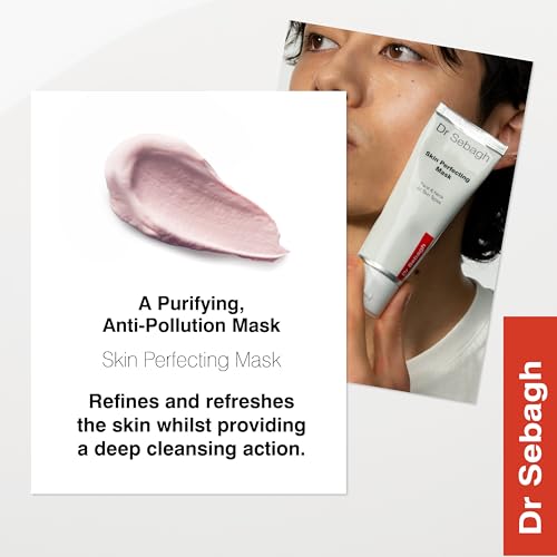 Dr Sebagh Skin Perfecting Mask (5.1 fl oz)- Purifying Clay Skin Care Face Mask for Clogged Pores & Excess Oil - Deep Cleansing Skincare Mask - Facemask Skincare for Clear, Refined Skin