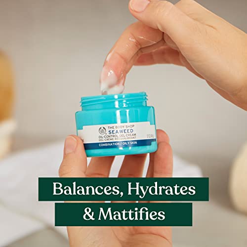 The Body Shop Seaweed Oil-Control Gel Cream ? For Combination & Oily Skin ? Hydrates, Balances & Mattifies ? Vegan ? 1.7 oz