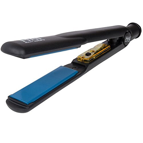 HAI Convertible Ceramic Hair Straightener - Professional Flat Iron for All Hair Types - Classic Blue