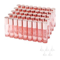 Rose Gold 10ml Essential Oil Roller Bottles - Leak-Proof Glass Vials, Refillable & Portable