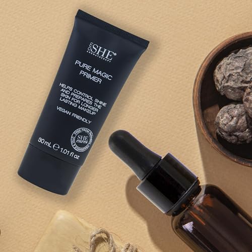 OM SHE Aromatherapy Pure Magic Primer - Minimizes the appearance of pores, helps control shine and prepares the skin for longer-lasting makeup