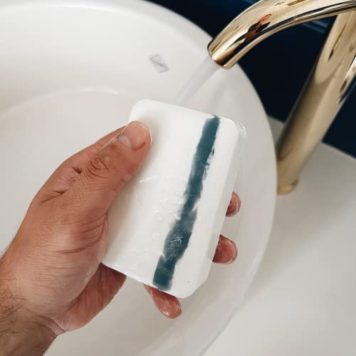 Oars + Alps Exfoliating & Moisturizing Bar Soap for Men, Deep Cleaning Soap, Clean Ingredients, All Skin Types, Shea Butter, Coconut Oil, 1pk