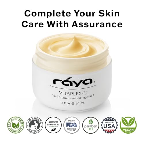 Raya Vitaplex-C Face Cream - Multi-Vitamin Moisturizer for Dry, Mature Skin - 2 Fl Oz