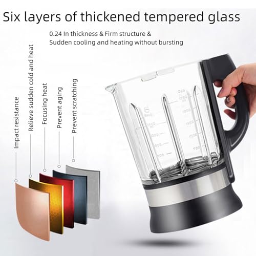 1200W Countertop Blender Food Processor with Hot & Cold Functionality and 9 Programs