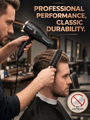 Black Professional Salon Hair Dryer with Diffuser 1875W AC Motor
