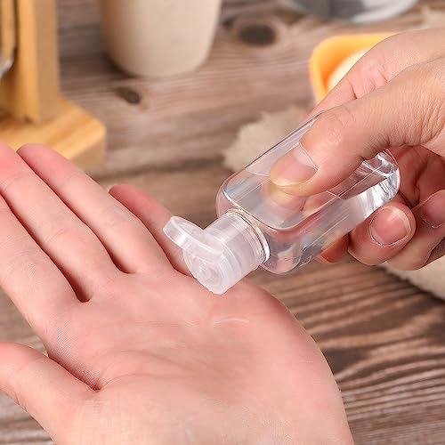 150 Pcs Travel Refillable Clear Plastic Bottles 30ml for Camping & Business Trips - Variation of THIS listing