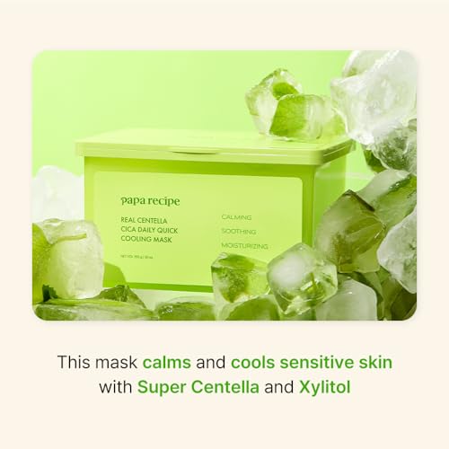 Cooling Facial Mask Sheets for Sensitive Skin - 30 Pack