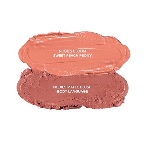 Nudestix Pretty Nude Skin Kit ? 2-Piece Cream Blush Stick Set for Cheeks, Eyes & Lips | Includes Nudies Matte & Nudies Bloom | For All Skin Tones