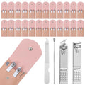 Toenail Clipper for Senior Nail Clipper for Men Women Toenail Clippers for Ingrown Nails Removal Set Thick Nail Cutter Toe Nails Clipper Kit (A-5)
