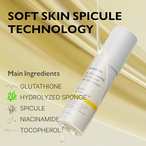 Genabelle Glutathione & Vitamin C Skin Brightening Shot with Microneedling Effect
