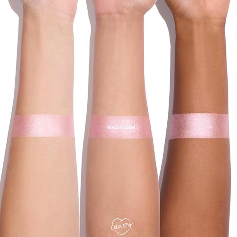 ColourPop Winx Club Super Shock Highlighter Makeup - High-Pigment, Cr?me-Powder Face Makeup - Buildable & Blendable Formula with a Unique Bouncy Texture - Magix Gem (0.15 oz)