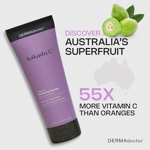 DERMAdoctor Vitamin C Face Wash 7.1 oz Daily Kakadu Plum Cleanser