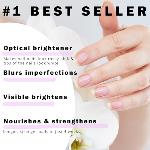 Perfect Formula Nail Essentials Kit ? 4-Piece Keratin Nail Strengthener and Growth - Nail Repair For Damaged Nails | High Gloss Finish, Nail Polish and Treatment for Longer, Stronger Nails