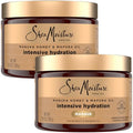 SheaMoisture Hair Mask, Manuka Honey & Mafura Oil Intensive Hydration Masque 2-Pack for Revitalizing Extra Dry, Damaged Hair, Frizz Control, 12 Oz Ea