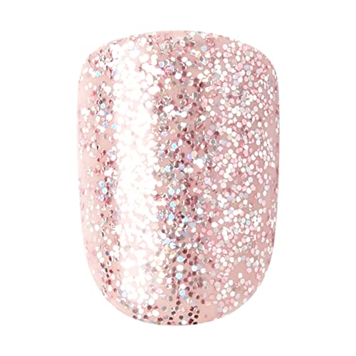 KISS imPRESS Couture Collection Press-On Manicure, Woo, with Jewelled Accents, Includes 30 Fake Nails, Prep Pad, Mini File, and Cuticle Stick