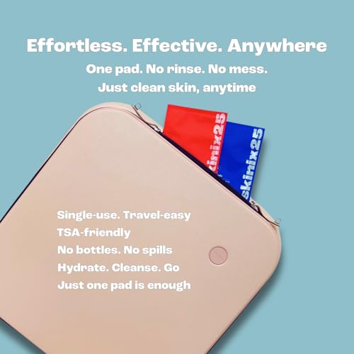 Hydracalm & Aquafresh Facial Cleansing Pads ? 20 Individually Wrapped Cotton Wipes | On-the-Go Face Wipes for Travel, Gym & Daily Skincare | Hydrating + Oil-Control Cleansing Pads for All Skin Types