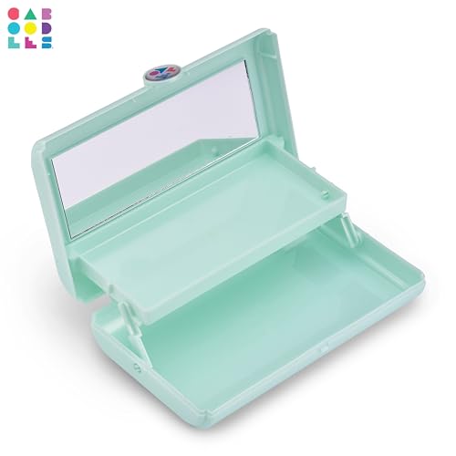 Mint Take It Tote Makeup Case with Mirror & Auto-Open Tray - Pack of 2 - Variation Menta / One Size