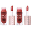 Revolution, Pout Bomb Plumping Lip Gloss, High Shine, Rich Glossy Pigment, Infused with Vitamin E, Cookie Deep Nude, 0.15 fl oz (Pack of 2)