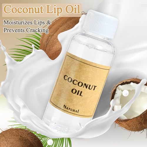 Lip Balm Making Kit with Coconut Oil & Beeswax - DIY Moisturizing Lip Gloss Set - 1 Pack