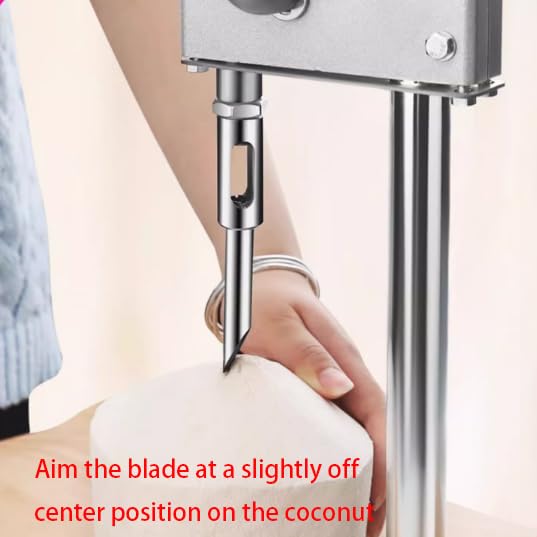 Coconut Opener Machine Stainless Steel Tool Set - Easy & Efficient Nut Cracker