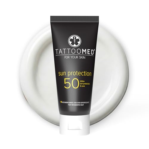 TattooSun SPF50 Tattoo Protection Cream 100ml - Color & Skin Care