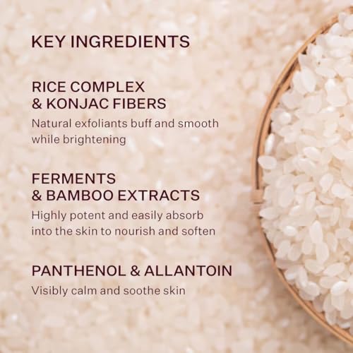 Peach & Lily Rice Dough Smoothing Facial Scrub