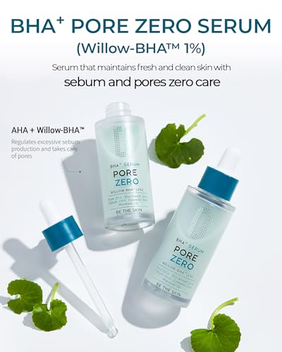 Pore Zero BHA & AHA Serum for Blackheads - Cica & Oil Control, 1.01 fl oz