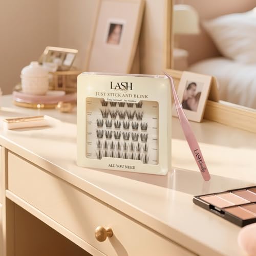 All You Need Self Adhesive Glue Free lash clusters Easy Removal Lash Kit three styles in one set with 38 clusters travel pack on the go kit