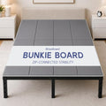 King Bunkie Board 76 x 80 in with Zipper-Connected Support - BlissBoard