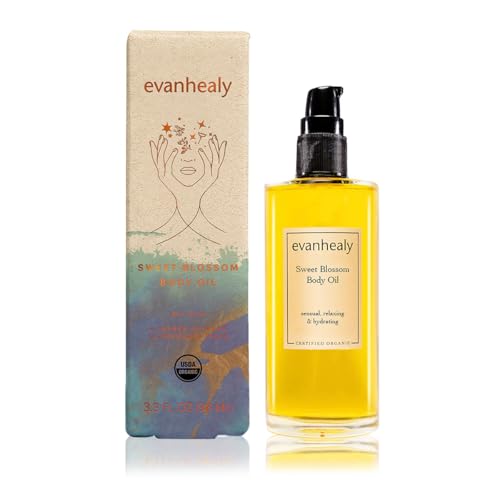 Organic Body Oil with Jojoba, Sesame & Sunflower Oil - Moisturizer & Massage Oil