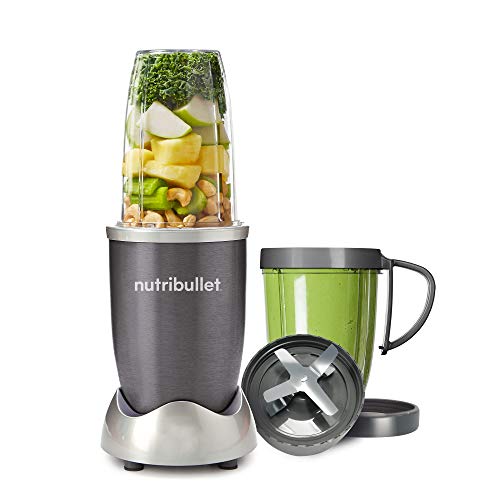 High-Speed Personal Blender 600W NutriBullet 8-Piece Smoothie Maker - Grey