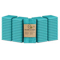 Softolle 100% Cotton Washcloths 60 Pack (12x12 Inches) Soft, Highly Absorbent Washcloth, Face Towels, Wash Cloths for Face, Ring Spun, Bulk Pack (Turquoise)