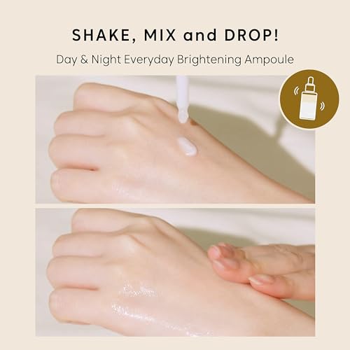 THANKYOU FARMER Rice Pure Cream In Ampoule, Double Layered Formula, Glass skin, Dermatologist Tested, Korean Rice Extracts, Niacinamide, Fragrance-Free, 1.75 fl.oz (50ml)