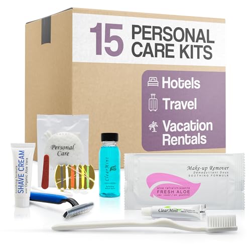 Travel Toiletries Kit 75 Pieces | Eco-Friendly Personal Care Set for Hotels & Travel
