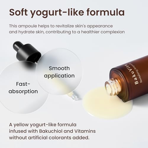Revitalizing Face Serum with Bakuchiol and Vitamins C & E - Pore & Firming Care