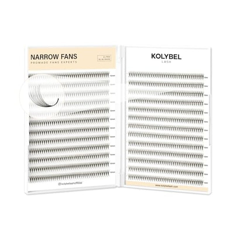 1000 Premade Lash Fans 10D Narrow Promade Fans 8-15mm Mixed Premade Fans Lash Extensions 0.05 D Curl Premade Eyelash Fans Pointed Narrow Base Handmade Volume Premade Lash Extensions(10D-0.05D-8-15MM)
