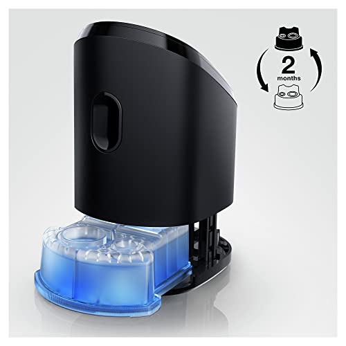 Replacement Shaver Head for Braun Series 7 70S - 4 Pack, Silver & Clean & Renew