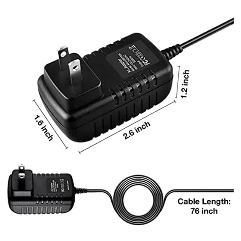 AC/DC Adapter Compatible with Andis GTX-EXO ORL-S 74100 Cord/Cordless Lithium-lon Rechargeable Battery T-Blade GTXEXO ORLS LI Trimmer Charging Stand Clipper Power Supply Cord Cable Charger