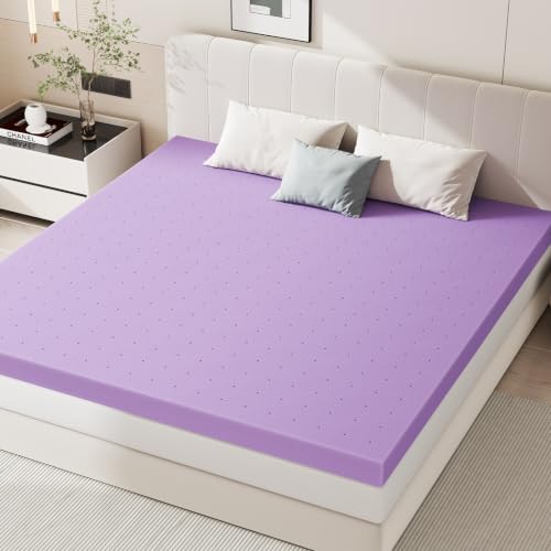 King Size 4 Inch Gel Memory Foam Mattress Topper - Sweetcrispy