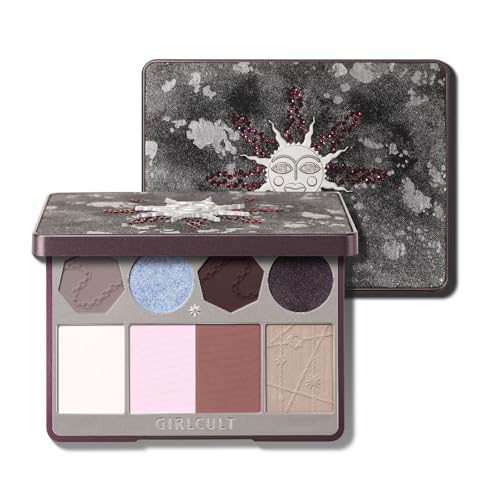 GirlCult All-in-One Makeup Palette - Midnight Iris, Cool-Toned Full Face Compact