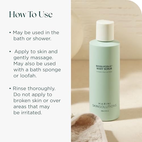 Bioglycolic Body Scrub with Glycolic Acid & Botanical Extracts - 6 fl oz